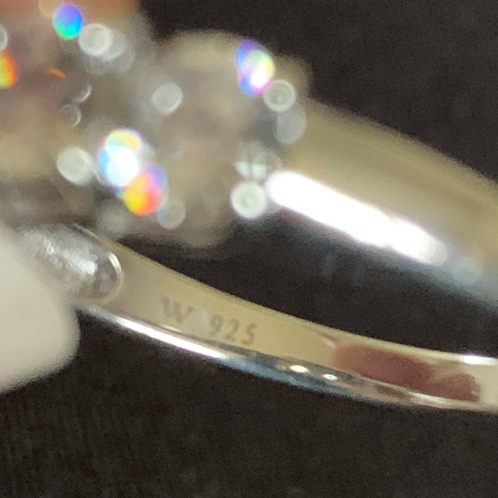 CHARLES WINSTON FOR BELLA LUCE 4.59CTW RHODIUM OVER STERLING SILVER RING - Picture 7 of 14